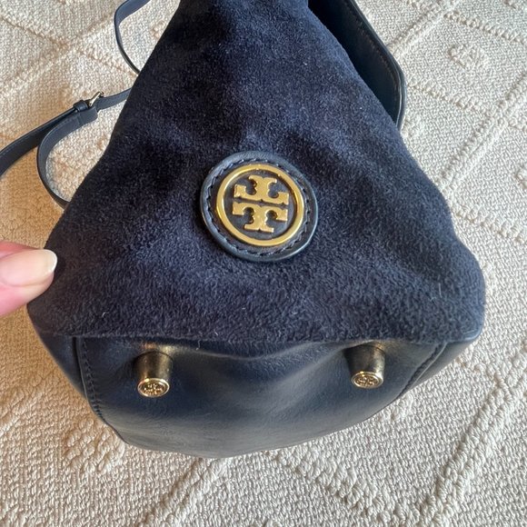 Tory Burch Medium Navy Satchel - Picture 14 of 15